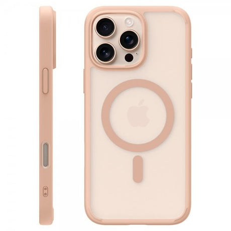 Spigen iPhone 16 Pro Deksel Ultra Hybrid T MagFit Frost Rose Titanium