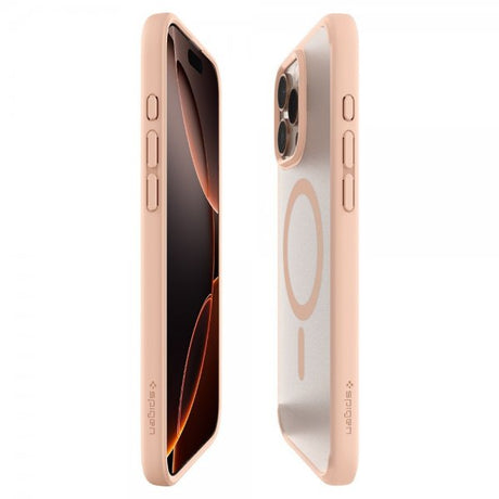 Spigen iPhone 16 Pro Deksel Ultra Hybrid T MagFit Frost Rose Titanium