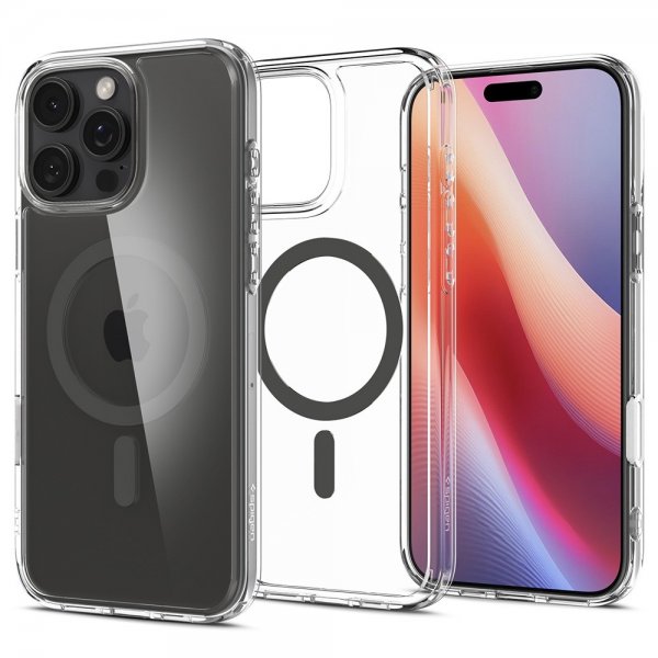 Spigen iPhone 16 Pro Deksel Ultra Hybrid T MagFit Graphite