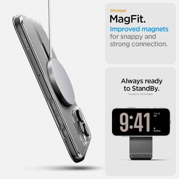 Spigen iPhone 16 Pro Deksel Ultra Hybrid T MagFit Graphite