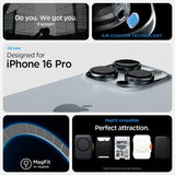 Spigen iPhone 16 Pro Deksel Ultra Hybrid Zero One MagFit Natural Titanium