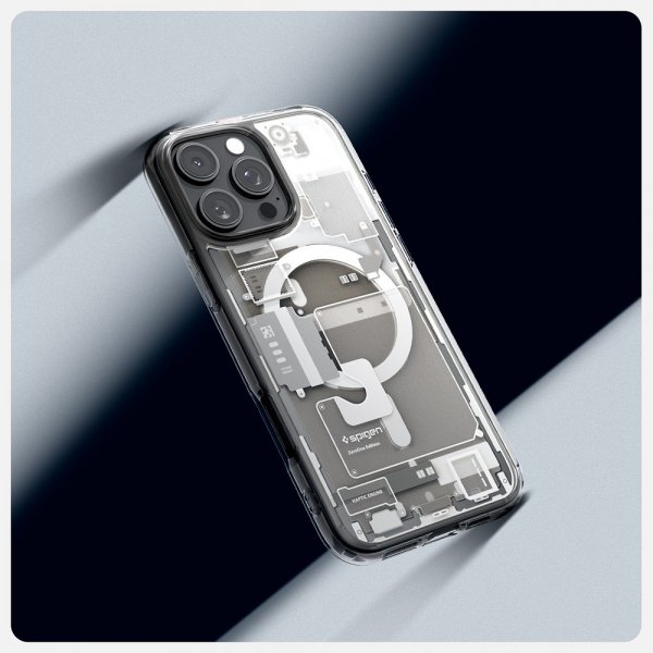 Spigen iPhone 16 Pro Deksel Ultra Hybrid Zero One MagFit Natural Titanium
