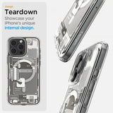 Spigen iPhone 16 Pro Deksel Ultra Hybrid Zero One MagFit Natural Titanium