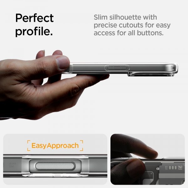 Spigen iPhone 16 Pro Deksel Ultra Hybrid Zero One MagFit Natural Titanium
