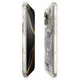 Spigen iPhone 16 Pro Deksel Ultra Hybrid Zero One MagFit Natural Titanium