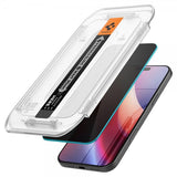 Spigen iPhone 16 Pro/iPhone 17/17 Pro Skjermbeskytter GLAS.tR EZ Fit Privacy 2-pakning