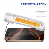 ENKAY iPhone 16 Pro Skjermbeskytter Monteringsramme Easy Install