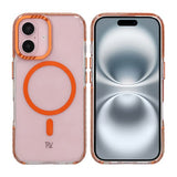 Rvelon iPhone 16 Deksel TPU MagSafe Oransje