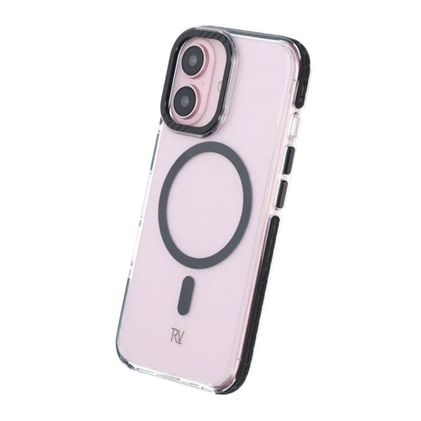 Rvelon iPhone 16 Deksel TPU MagSafe Svart