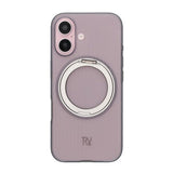 Rvelon iPhone 16 Deksel Roterbart Stativ Grå
