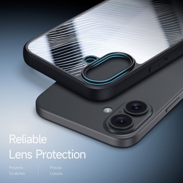 Dux Ducis iPhone 16 Deksel Aimo Series Svart