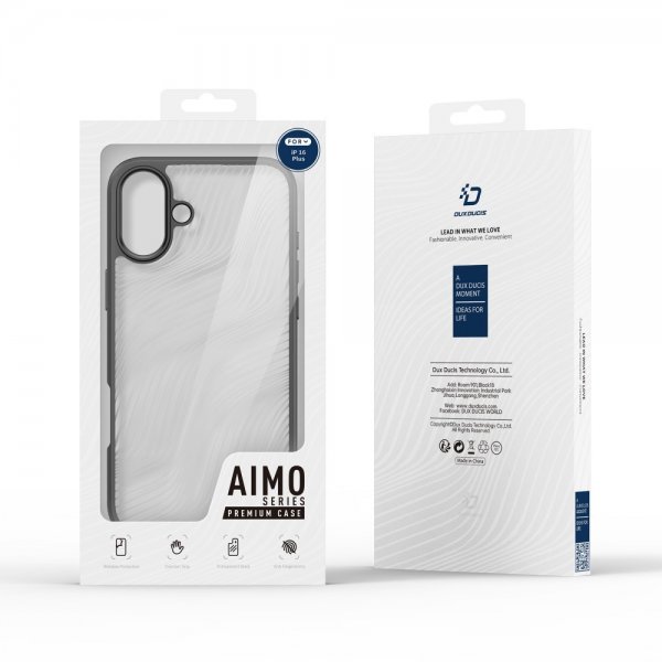 Dux Ducis iPhone 16 Deksel Aimo Series Svart