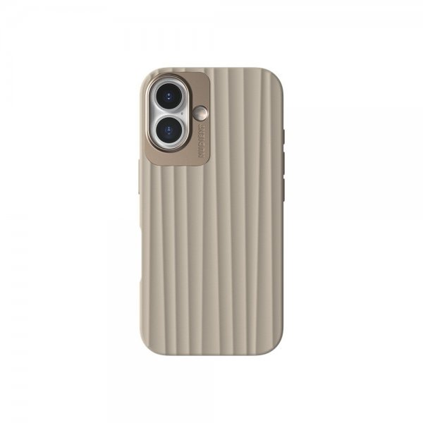 Nudient iPhone 16 Deksel Bold MagSafe Linen Beige