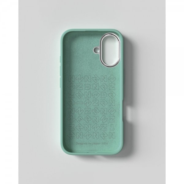 Nudient iPhone 16 Deksel Bold MagSafe Opal Turquoise