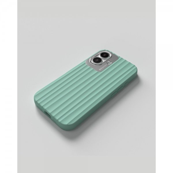 Nudient iPhone 16 Deksel Bold MagSafe Opal Turquoise