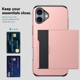 iPhone 16 Deksel Card Slide Grønn