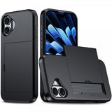iPhone 16 Deksel Card Slide Svart