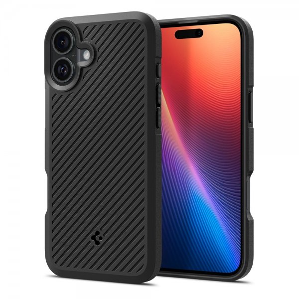 Spigen iPhone 16 Deksel Core Armor Matte Black