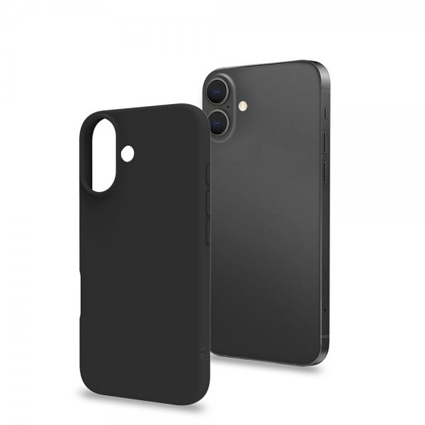 Celly iPhone 16 Deksel CROMO Svart