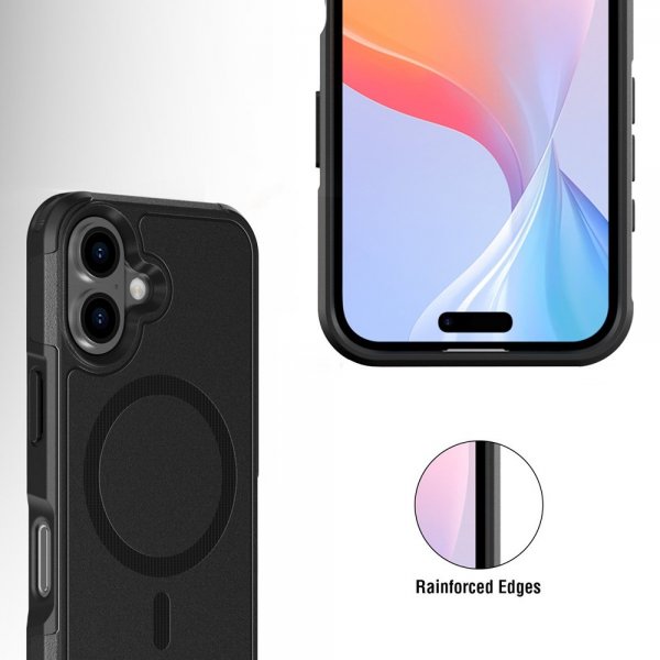 4smarts iPhone 16 Deksel Defend Etui Ultimag Svart