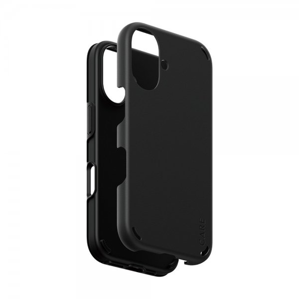 CARE by PanzerGlass iPhone 16 Deksel Double Defence Svart