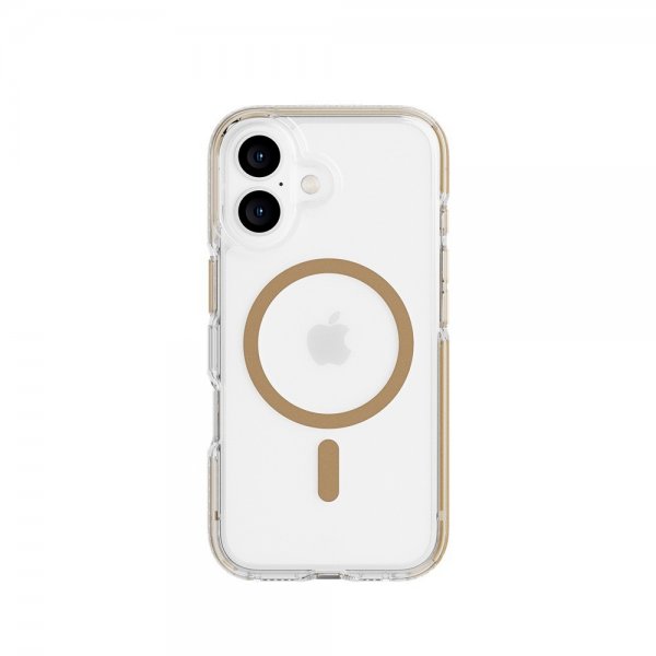 Tech21 iPhone 16 Deksel EvoCrystal MagSafe Gull