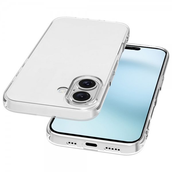 Nordic Covers iPhone 16 Deksel Feather Series Transparent