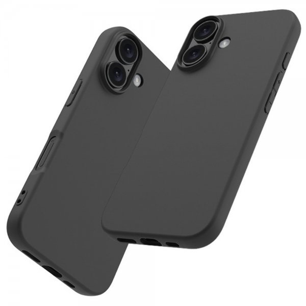 Nordic Covers iPhone 16 Deksel Feather Series Raven Black