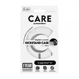 CARE by PanzerGlass iPhone 16 Deksel Kickstand MagSafe Sølv