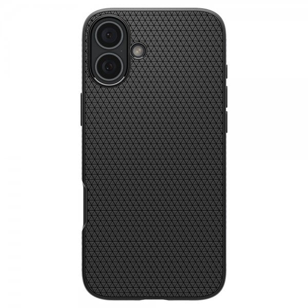 Spigen iPhone 16 Deksel Liquid Air Matte Black