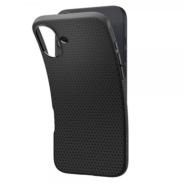 Spigen iPhone 16 Deksel Liquid Air Matte Black