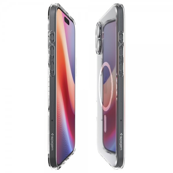 Spigen iPhone 16 Deksel Liquid Crystal MagFit Crystal Clear