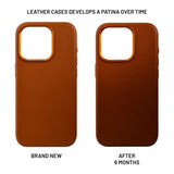 Fixed iPhone 16 Deksel MagLeather Brun