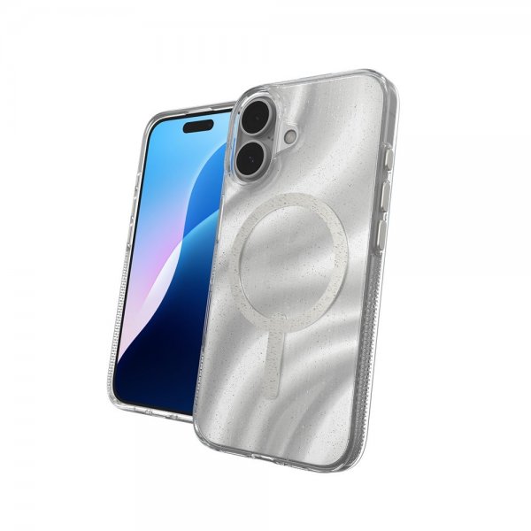 Zagg iPhone 16 Deksel Milan Snap Swirl Glitter