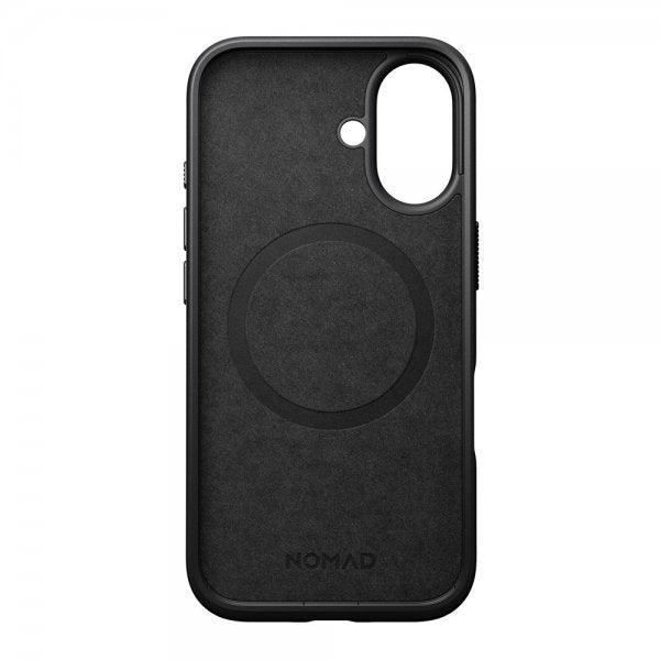 Nomad iPhone 16 Deksel Modern Leather Case Svart