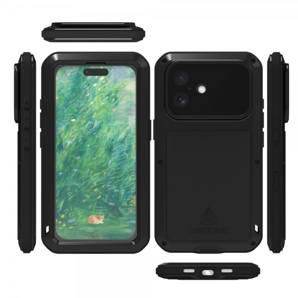 Love Mei iPhone 16 Deksel Powerful Case