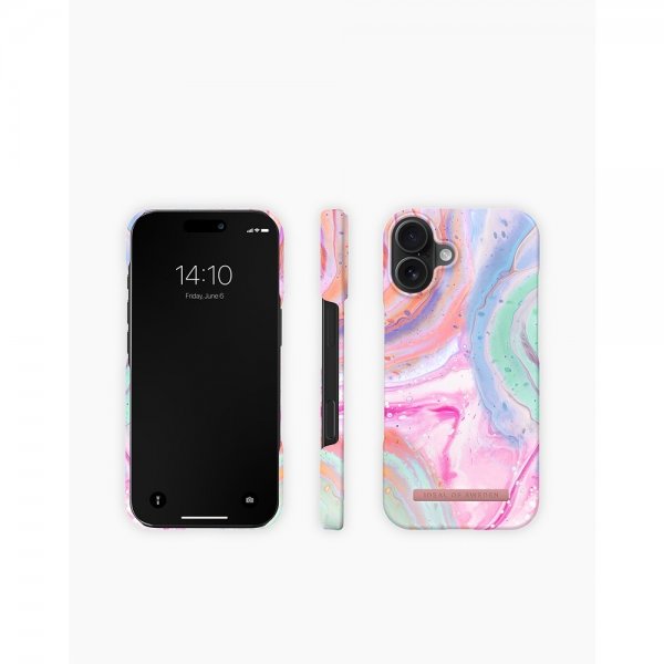 Ideal of Sweden iPhone 16 Deksel Printed Case MagSafe Pastel Marble