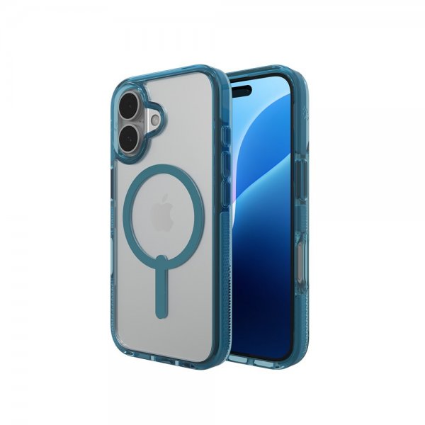 Zagg iPhone 16 Deksel Santa Cruz Snap Retro Blue