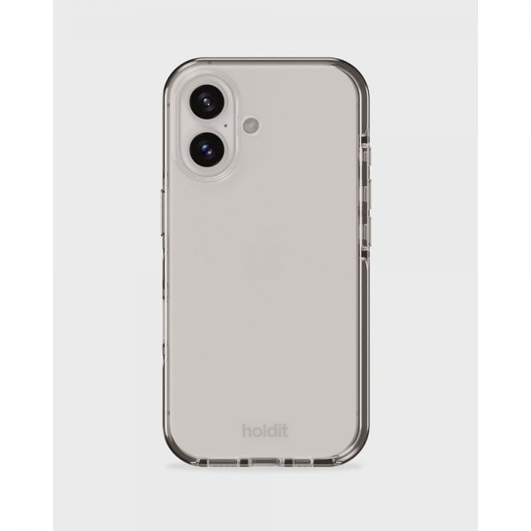 holdit iPhone 16 Deksel Seethru Hvit