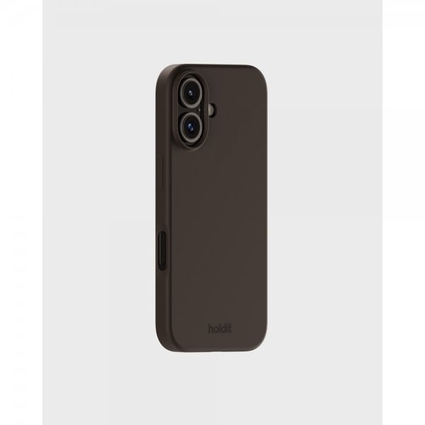 holdit iPhone 16 Deksel Silikon Chocolate