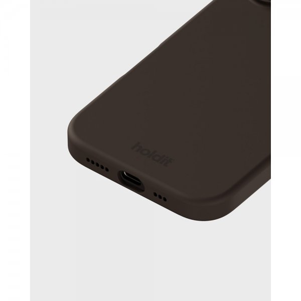 holdit iPhone 16 Deksel Silikon Chocolate