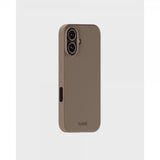holdit iPhone 16 Deksel Silikon Mocha Brown
