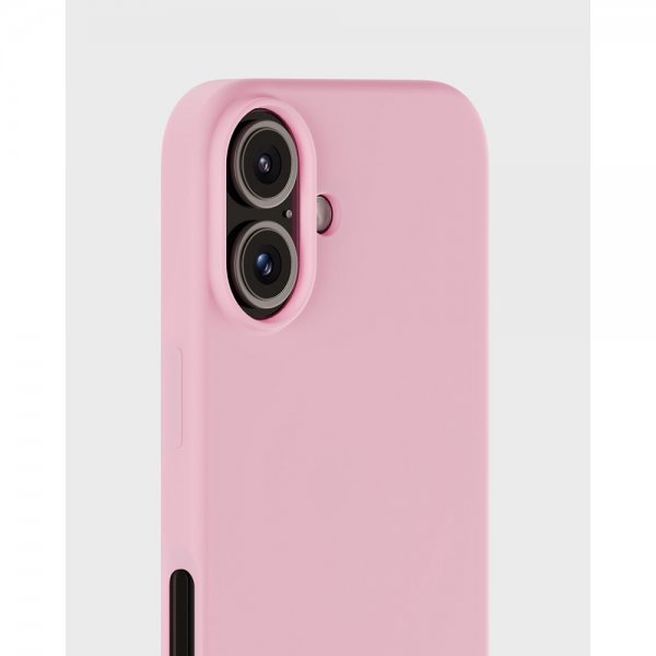 holdit iPhone 16 Deksel Silikon Rosa