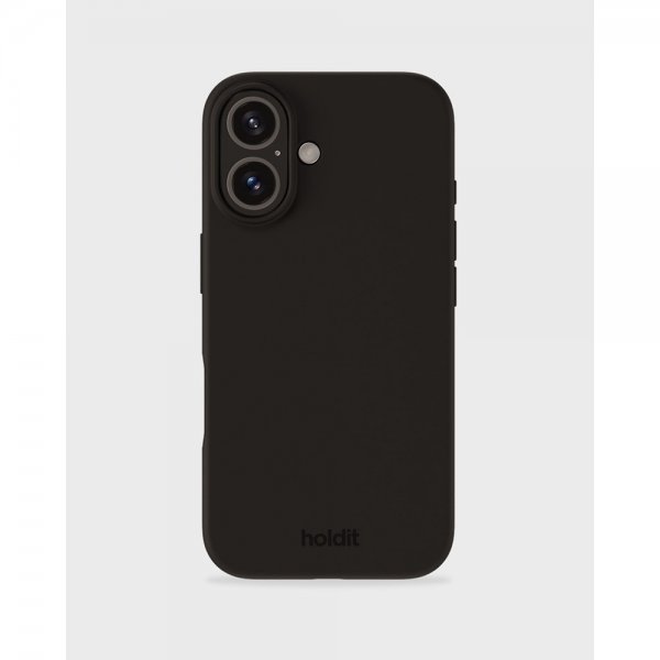 holdit iPhone 16 Deksel Silikon Svart