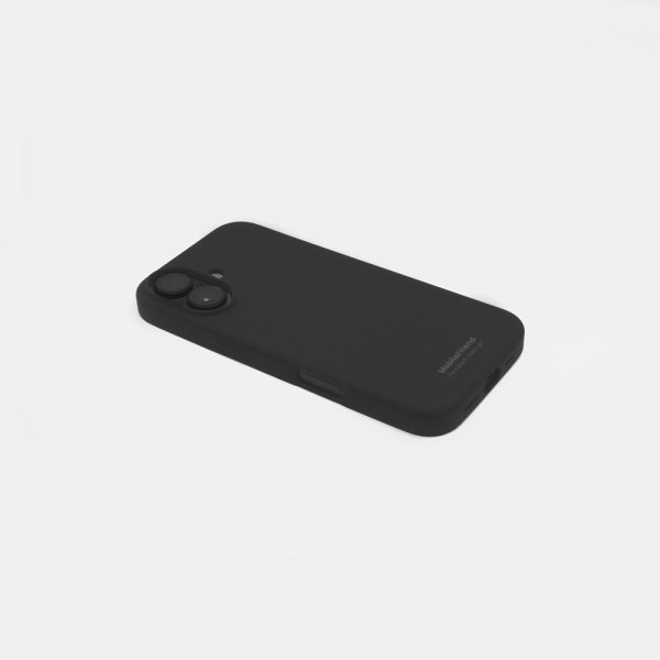 MobileFriend iPhone 16 Deksel Silikon Svart