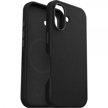 Otterbox iPhone 16 Deksel Symmetry Cactus Leather MagSafe Noir Ash