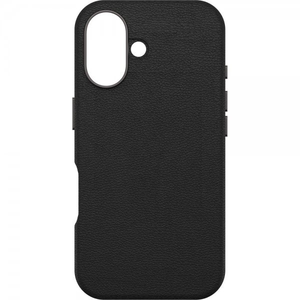 Otterbox iPhone 16 Deksel Symmetry Cactus Leather MagSafe Noir Ash