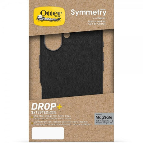Otterbox iPhone 16 Deksel Symmetry Cactus Leather MagSafe Noir Ash