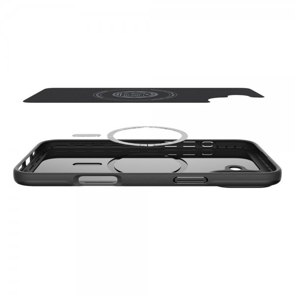 Spigen iPhone 16 Deksel Thin Fit MagFit Svart