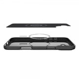 Spigen iPhone 16 Deksel Thin Fit MagFit Svart